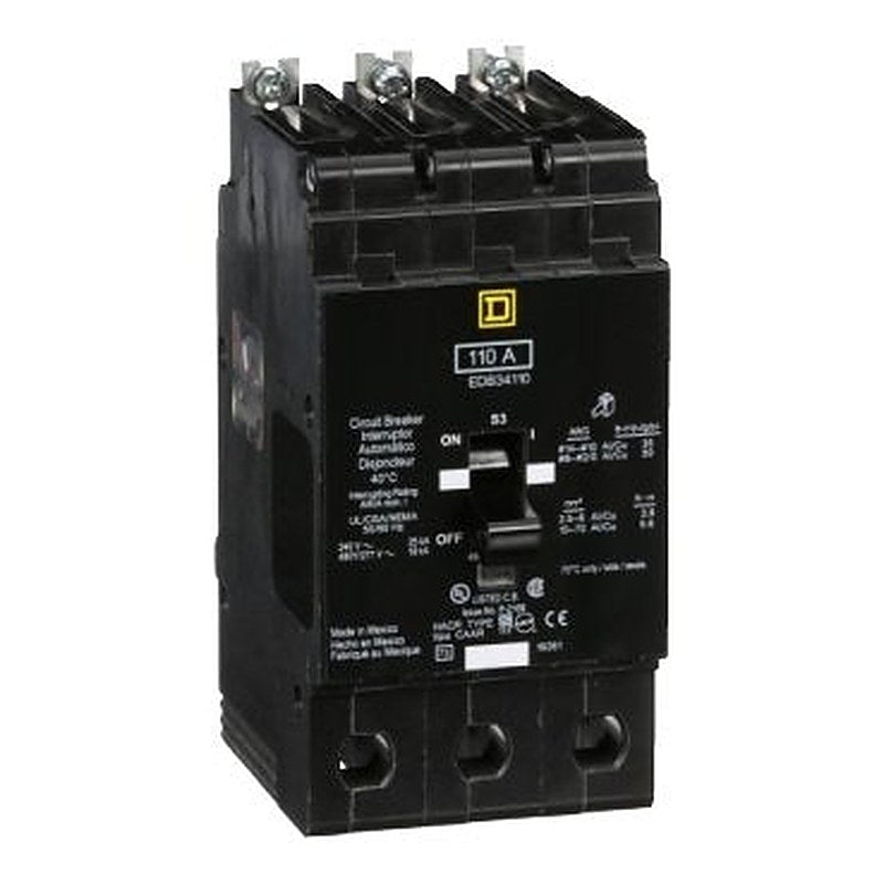 Mini circuit breaker, E-Frame, 110A, 3 pole, 480Y/277VAC, 25kA max, bolt on [TAA] (Mini circuit breaker E-Frame) is a Schneider Electric product. Designed for reliable performance and long service life. Available across Iraq — contact us for pricing and delivery options.