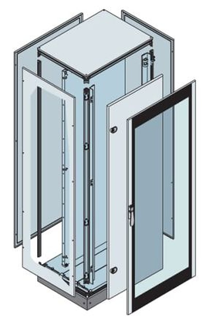 ABB IS2 Series Lockable Steel RAL 7035 Single Door, 600 mm H, 600mm W, 1.8 m L for Use with IS2 Enclosures
