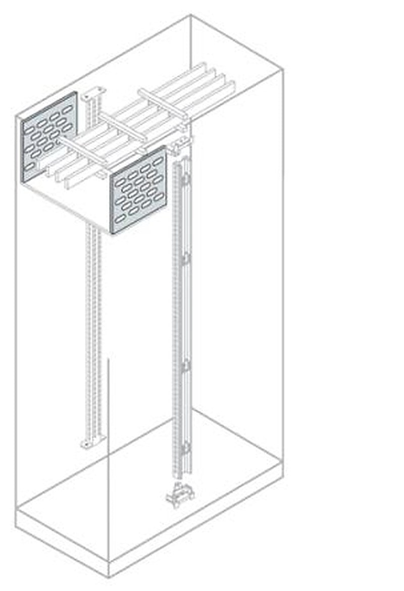 ABB IS2 Series Steel, 50 mm H, 200mm W, 1.000 mm L, for Use with IS2 Enclosures For Automation
