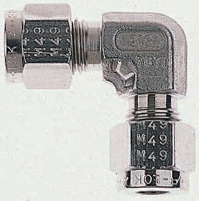 Parker Stainless Steel Pipe Fitting, 90° Elbow Elbow