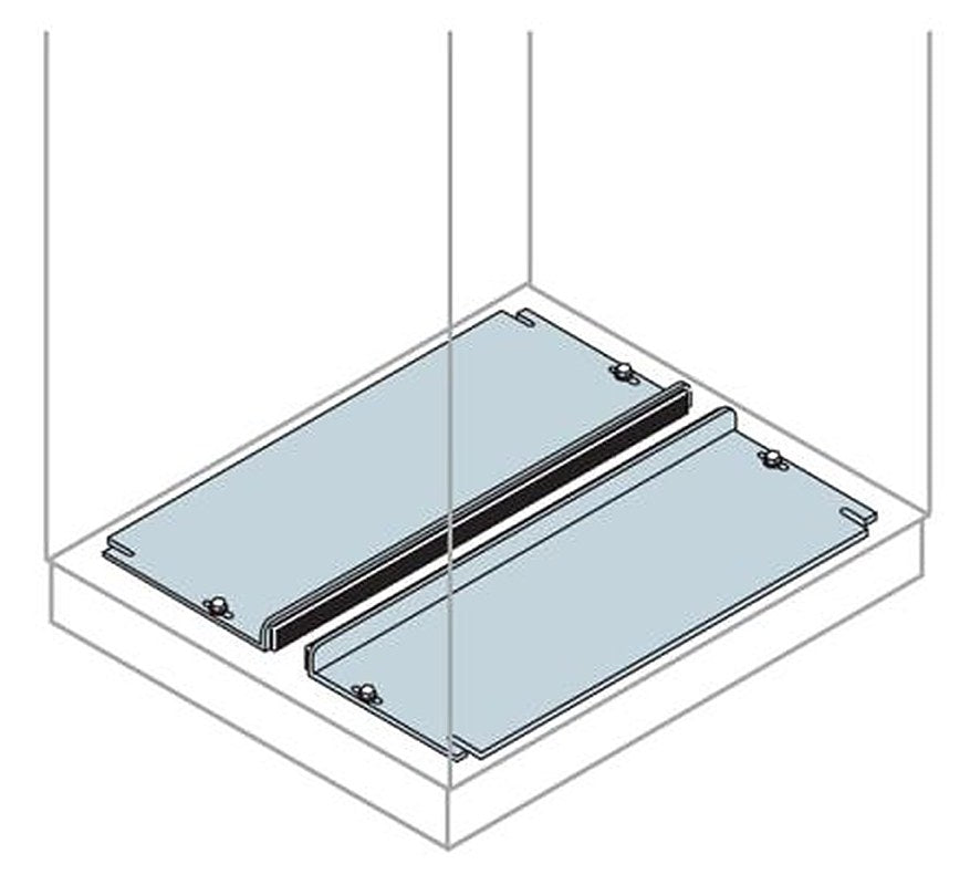 ABB Galvanised Steel Sliding Gland Plate, 600mm W, 800 mm L for Use with IS2 Enclosures