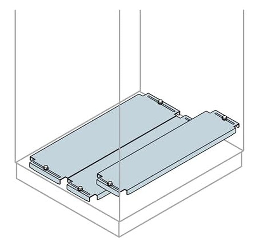 ABB Galvanised Steel Modular Gland Plate, 600mm W, 800 mm L for Use with IS2 Enclosures