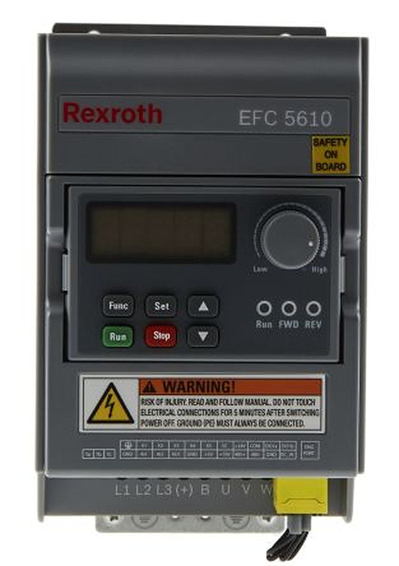 Bosch Rexroth Inverter Drive, 0.75 kW, 1 Phase, EFC 5610 Series 230V ac 4.1 A