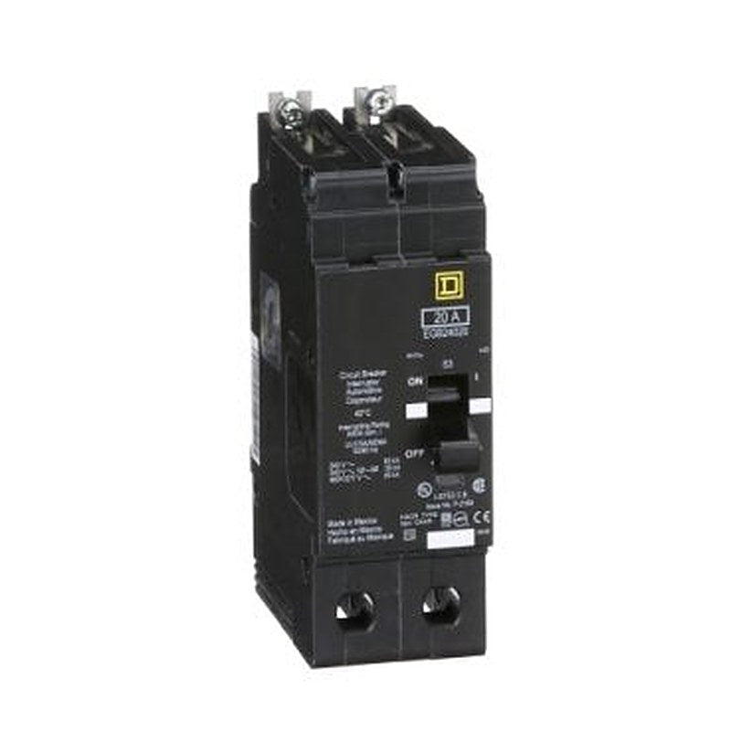 Mini circuit breaker, E-Frame, 20A, 2 pole, 480Y/277VAC, 65kA max, bolt on [TAA] (Mini circuit breaker E-Frame) is a Schneider Electric product. Designed for reliable performance and long service life. Available across Iraq — contact us for pricing and delivery options.