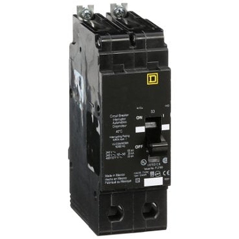 Mini circuit breaker, E-Frame, 45A, 2 pole, 480Y/277VAC, 65kA max, bolt on [TAA] (Mini circuit breaker E-Frame) is a Schneider Electric product. Designed for reliable performance and long service life. Available across Iraq — contact us for pricing and delivery options.