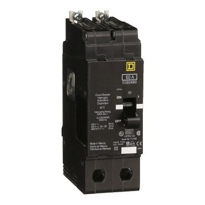 Mini circuit breaker, E-Frame, 60A, 2 pole, 480Y/277VAC, 65kA max, bolt on [TAA] (Mini circuit breaker E-Frame) is a Schneider Electric product. Designed for reliable performance and long service life. Available across Iraq — contact us for pricing and delivery options.