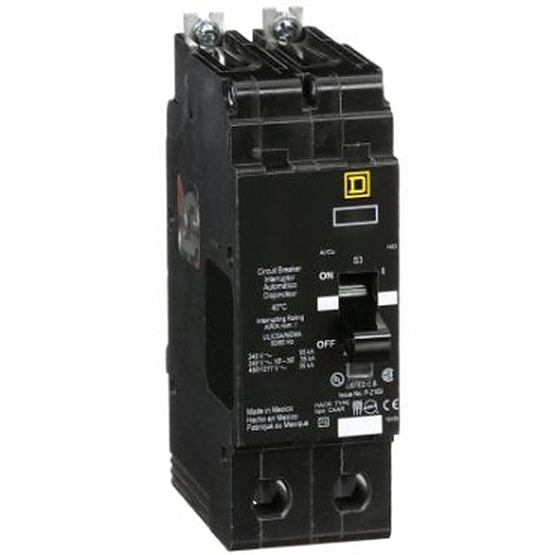 Mini circuit breaker, E-Frame, 100A, 2 pole, 480Y/277VAC, 65kA max, bolt on [TAA] (Mini circuit breaker E-Frame) is a Schneider Electric product. Designed for reliable performance and long service life. Available across Iraq — contact us for pricing and delivery options.