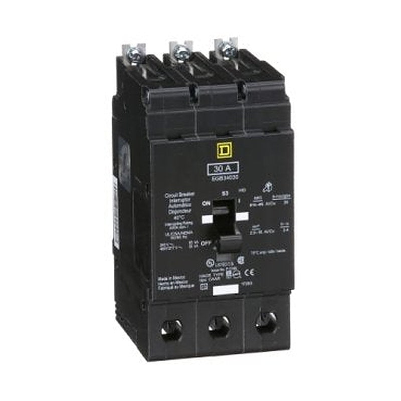 Mini circuit breaker, E-Frame, 30A, 3 pole, 480Y/277VAC, 65kA max, bolt on [TAA] (Mini circuit breaker E-Frame) is a Schneider Electric product. Designed for reliable performance and long service life. Available across Iraq — contact us for pricing and delivery options.