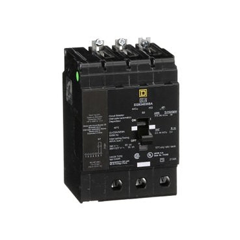 Mini circuit breaker, E-Frame, 30A, 3 pole, 480Y/277VAC, 65kA max, bolt on, shunt trip [TAA] (Mini circuit breaker E-Frame) is a Schneider Electric product. Designed for reliable performance and long service life. Available across Iraq — contact us for pricing and delivery options.