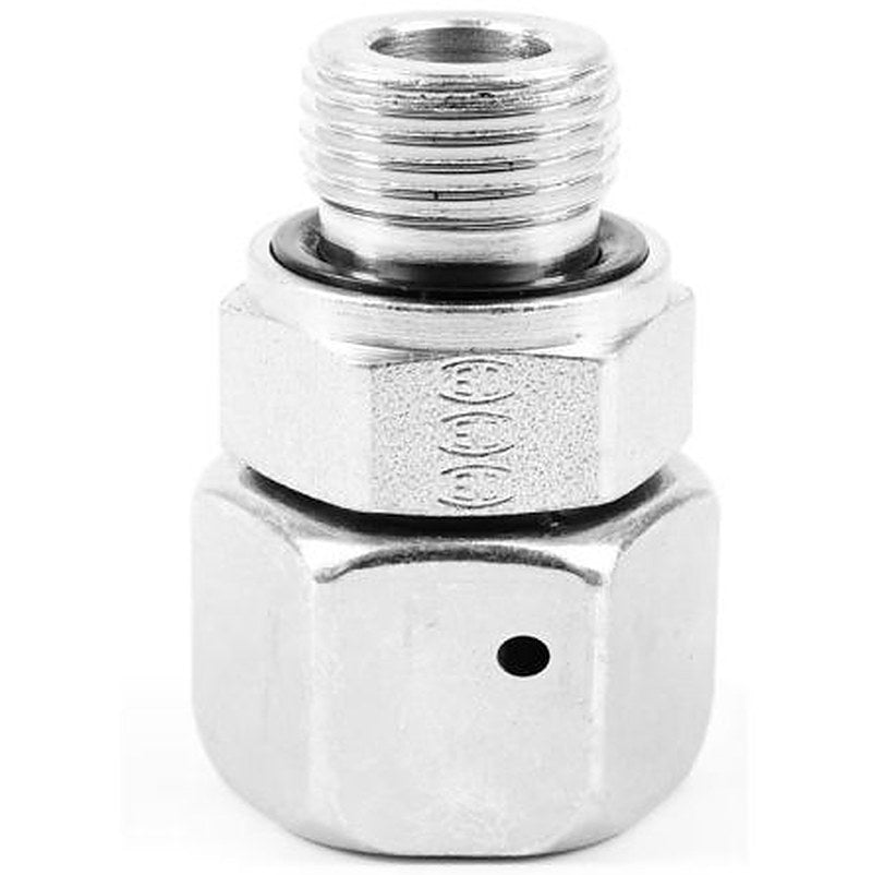 Parker, EGE06SREDCF Black Phosphated Steel Hydraulic Fitting, Male G 6mm