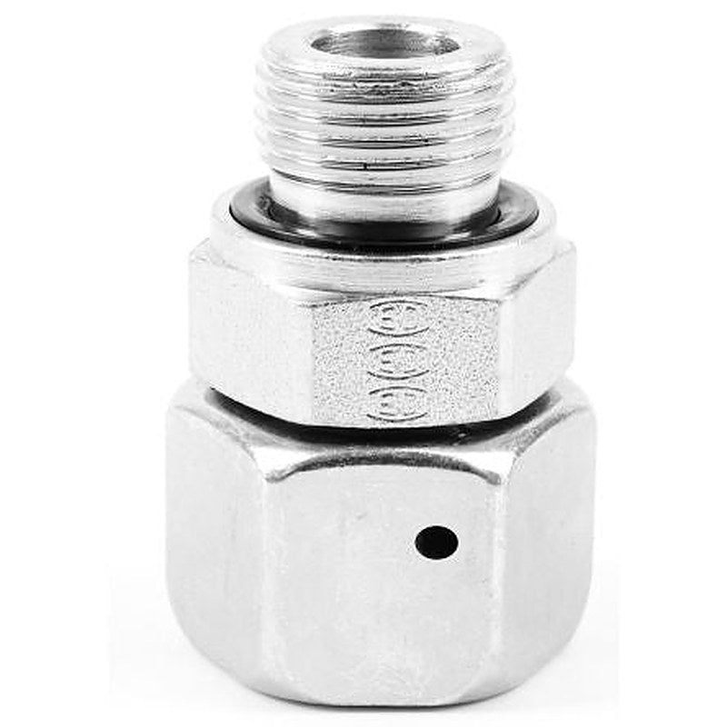 Parker, EGE10LR1/2EDCF Steel Hydraulic Fitting, Male G 3/8 in, Cone 0.5in