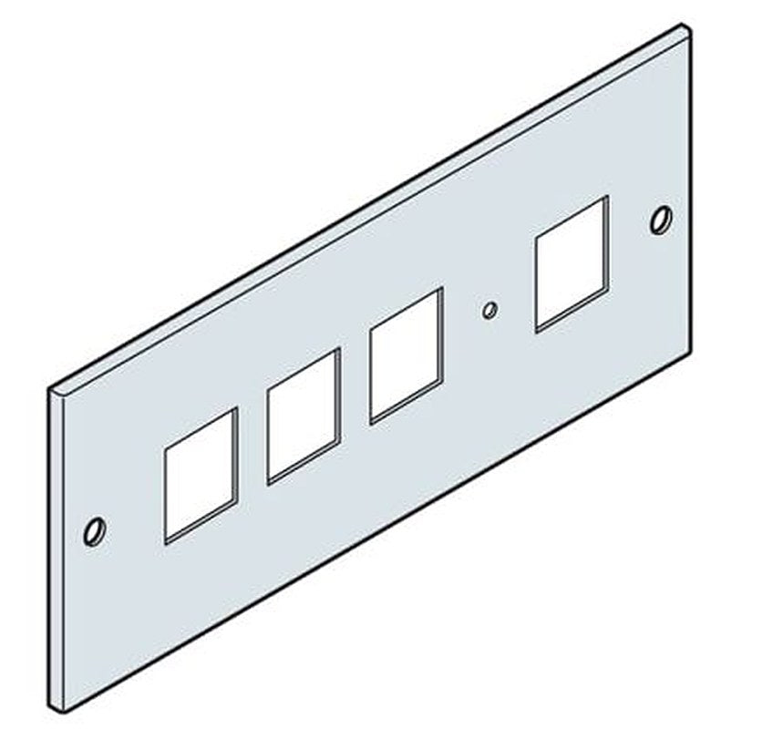 ABB IS2 Series Black RAL 7035 Light Grey Steel, 199 mm H, 689.5mm W, 800 mm L, for Use with IS2 Enclosures For