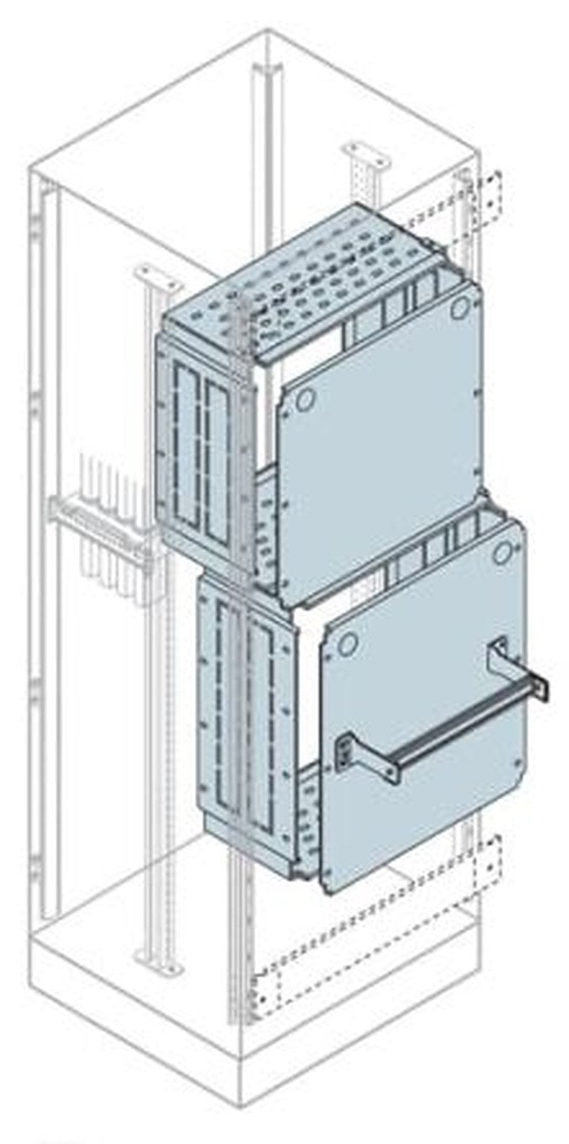 ABB IS2 Enclosures For Automation Series Steel Cabinet for Use with IS2 Enclosures 453 mm x 500 mm x 800mm