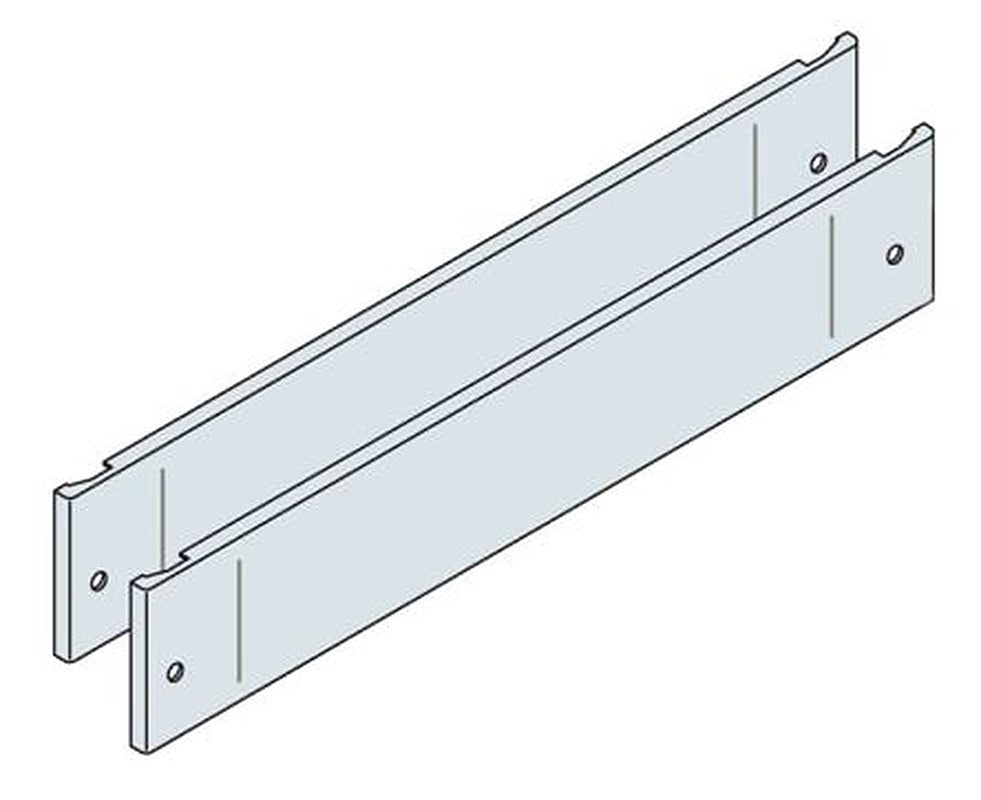 ABB IS2 Series RAL 7035 Light Grey Steel, 97.5 mm H, 789.4mm W, 800 mm L, for Use with IS2 Enclosures For Automation