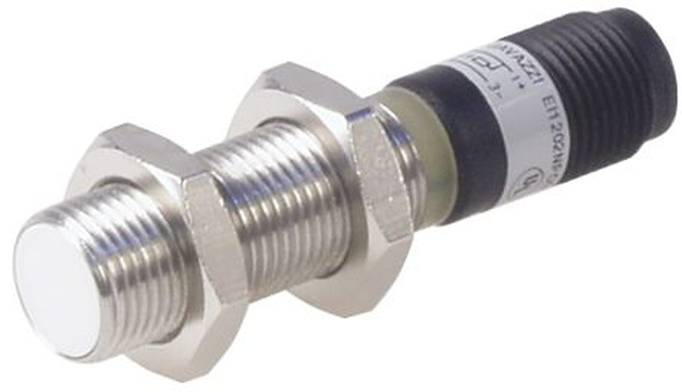 Carlo Gavazzi EI1202NPCSS Threaded Barrel Inductive Proximity Sensor, M12 NPN EI1202 40V dc 2 mm 40 V dc 200mA