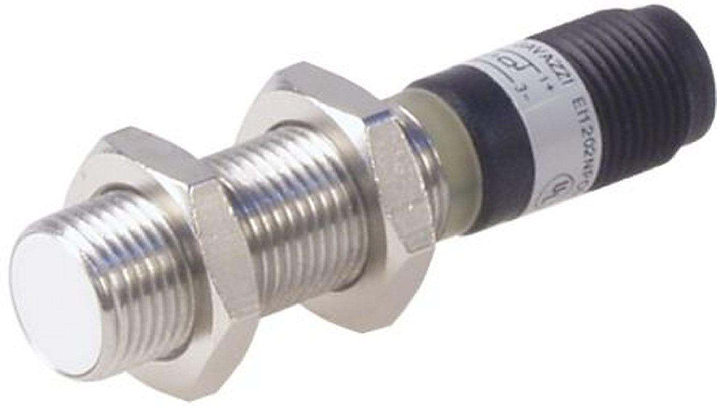 Carlo Gavazzi EI1202NPOSS-1 Threaded Barrel Inductive Proximity Sensor, M12 NPN EI1202 40V dc 2 mm 32 V dc 200mA
