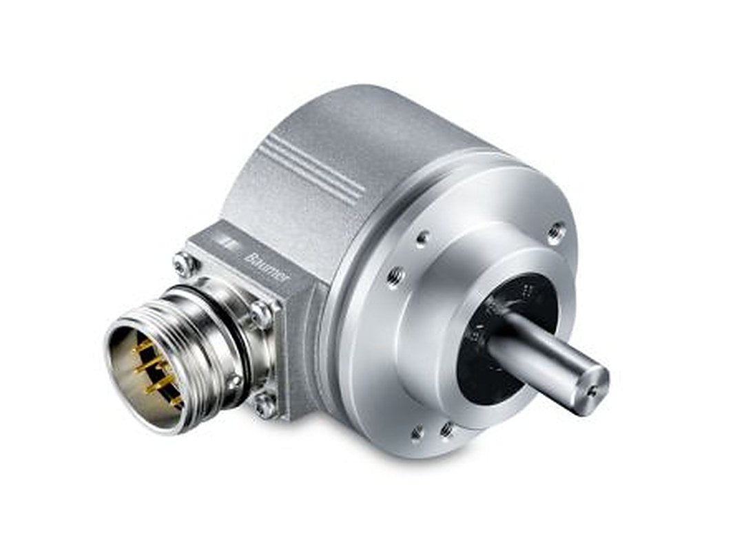 Baumer 30V dc, 4.75 V dc 200 ppr Pulse Optical Encoder with a 10 mm Solid Shaft, Flange, Connector