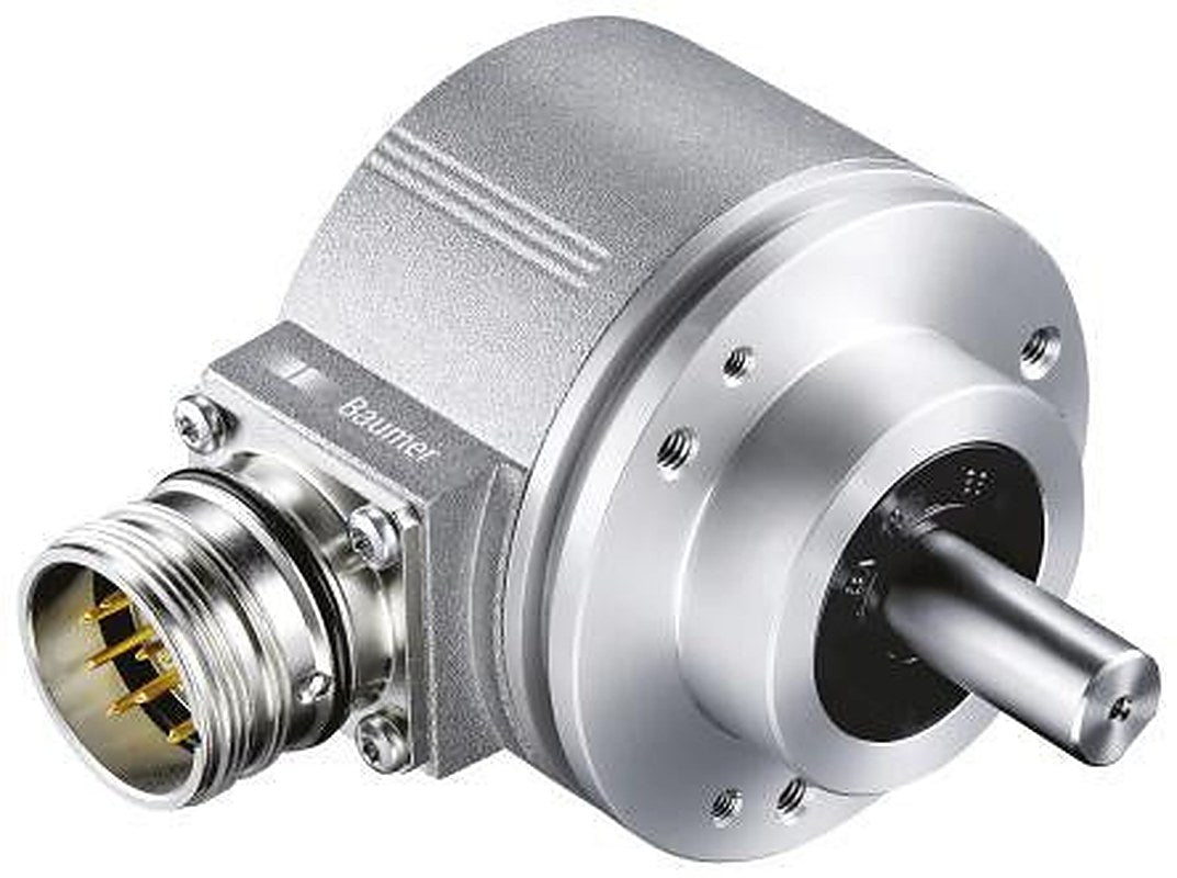 Baumer EIL580P Series Optical Incremental Encoder 30V dc, 65536 ppr ppr, TTL/HTL Signal, Solid Type, 10 mm Shaft