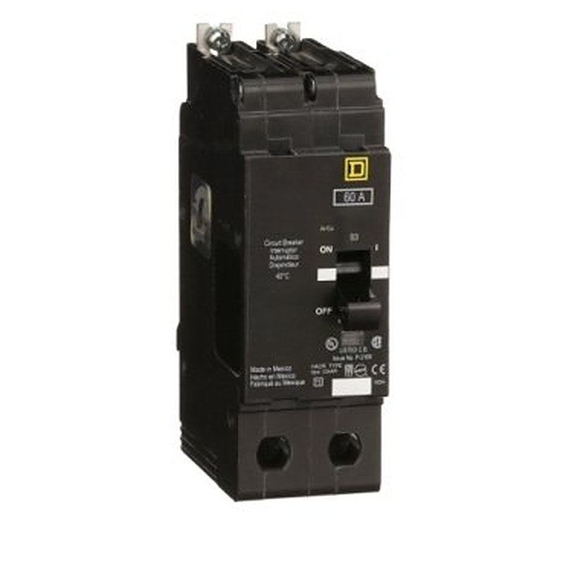 Mini circuit breaker, E-Frame, 60A, 2 pole, 480Y/277VAC, 100kA max, bolt on [TAA] (Mini circuit breaker E-Frame) is a Schneider Electric product. Designed for reliable performance and long service life. Available across Iraq — contact us for pricing and delivery options.