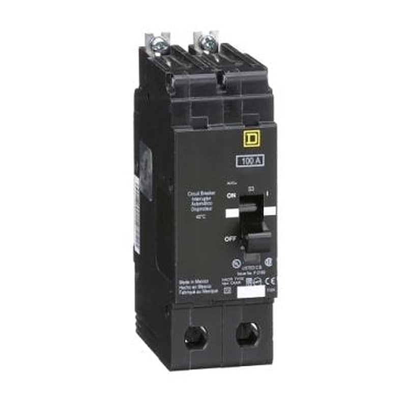 Mini circuit breaker, E-Frame, 100A, 2 pole, 480Y/277VAC, 100kA max, bolt on [TAA] (Mini circuit breaker E-Frame) is a Schneider Electric product. Designed for reliable performance and long service life. Available across Iraq — contact us for pricing and delivery options.