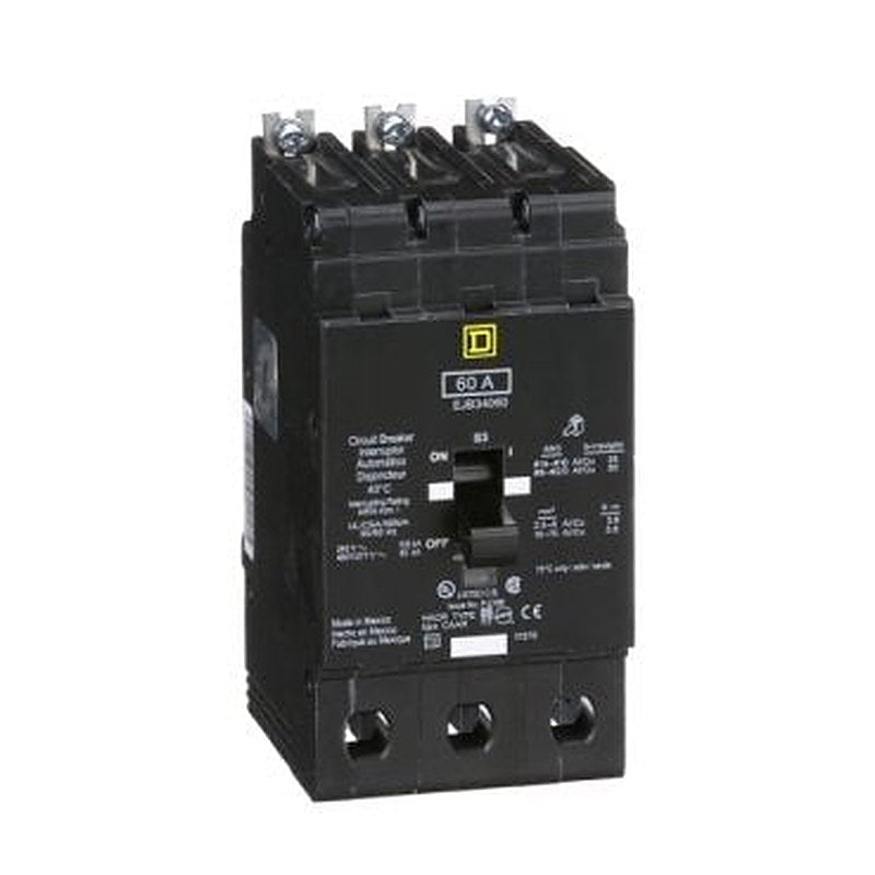 Mini circuit breaker, E-Frame, 60A, 3 pole, 480Y/277VAC, 100kA max, bolt on [TAA] (Mini circuit breaker E-Frame) is a Schneider Electric product. Designed for reliable performance and long service life. Available across Iraq — contact us for pricing and delivery options.