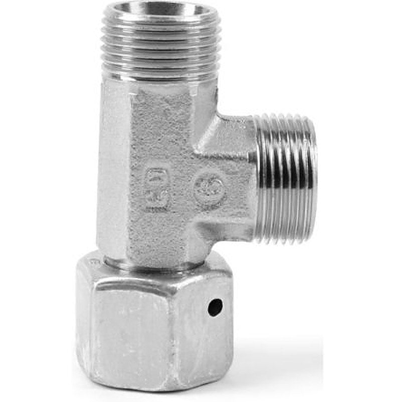 Parker EL42LOMDCF Hydraulic Fitting Male, 90 °, Steel, 42 mm Hose ID