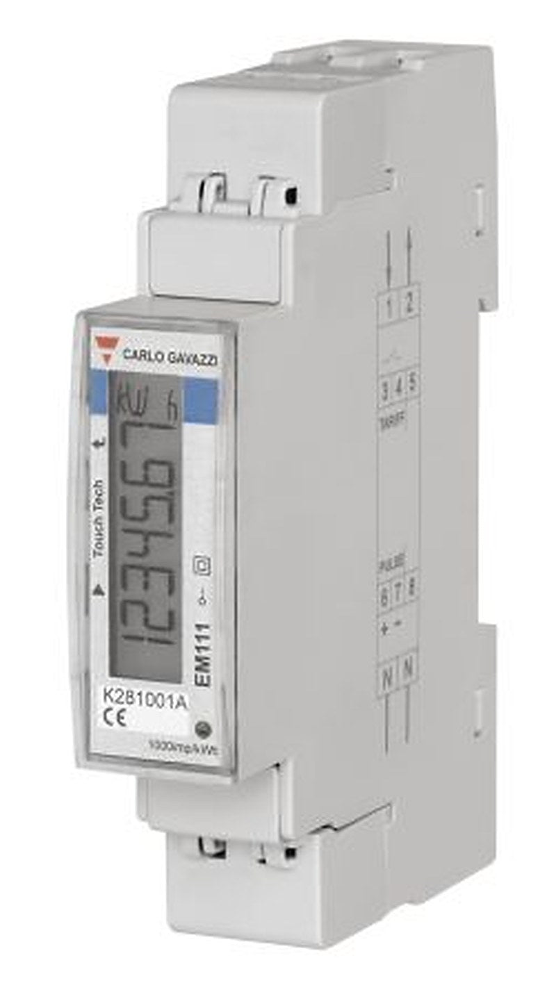 Carlo Gavazzi 1 Phase LCD Energy Meter, Type Single Phase