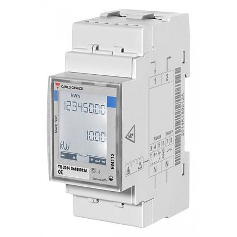 Carlo Gavazzi 1 Phase LCD Energy Meter, Type Single Phase
