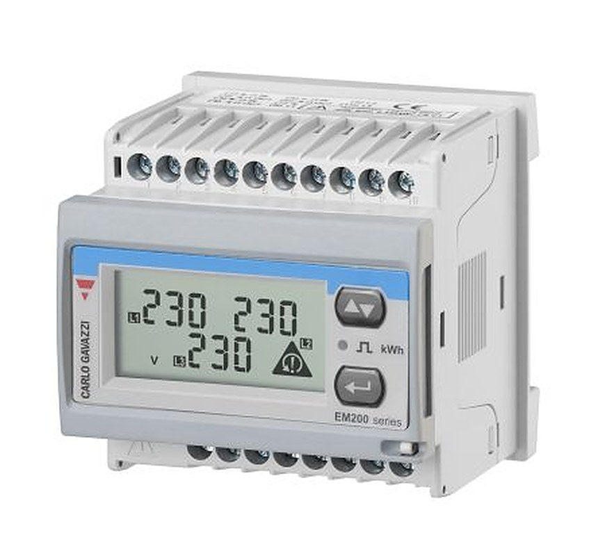 Carlo Gavazzi 3 Phase LCD Energy Meter, Type 3 Phase