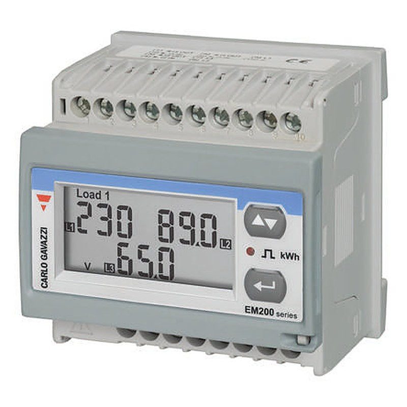 Carlo Gavazzi 3 Phase LCD Energy Meter, Type Energy Meter