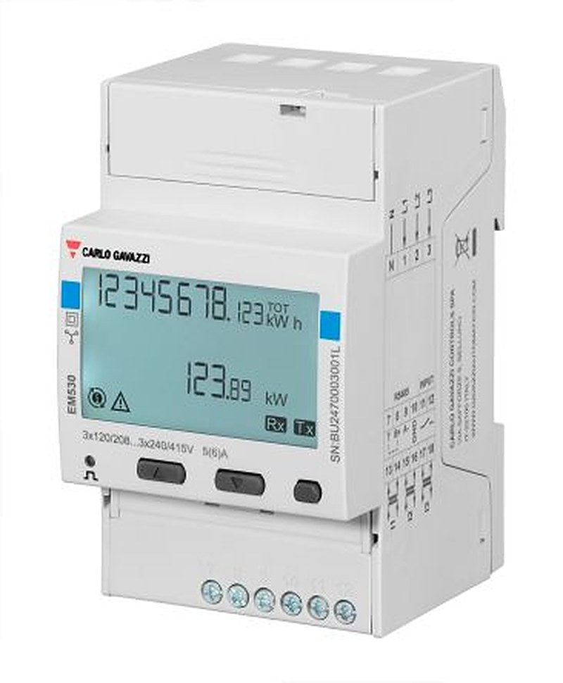 Carlo Gavazzi 3 Phase LCD Energy Meter, Type Energy Meter