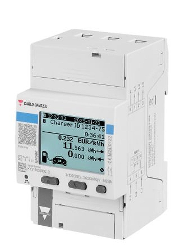 Carlo Gavazzi 3 Phase LCD Energy Meter, Type Energy Meter