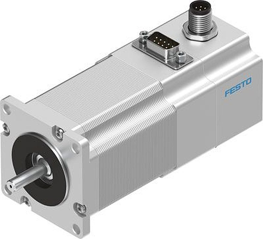 Festo EMMS-ST Series Hybrid Stepper Motor 48V, 1.4Nm Torque, 1.8 °, 6.35 mm Shaft