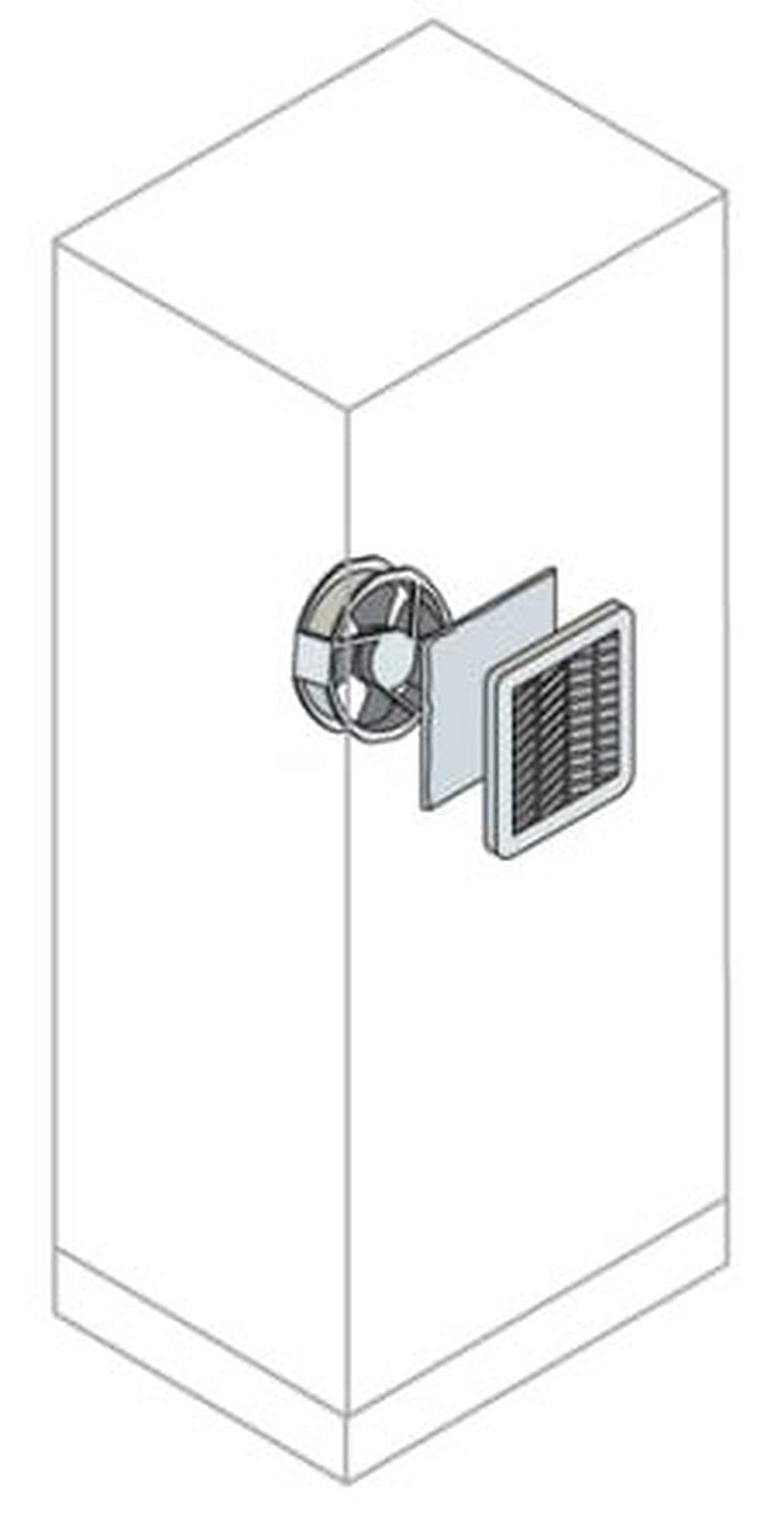 ABB IS2-EN2250K Series Fan Filter for 250 x 250 mm Fans, ABS Frame, 250 mm 250mm 121 mm