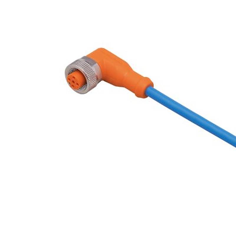 ifm electronic Female 1 way Right Angle to Unterminated Actuator/Sensor Cable, 10 m