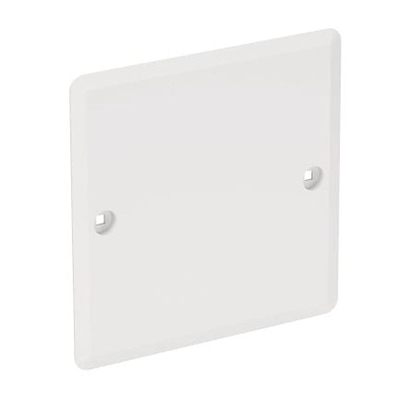 Schneider Electric White 1 Gang Polystyrene Cover Plate