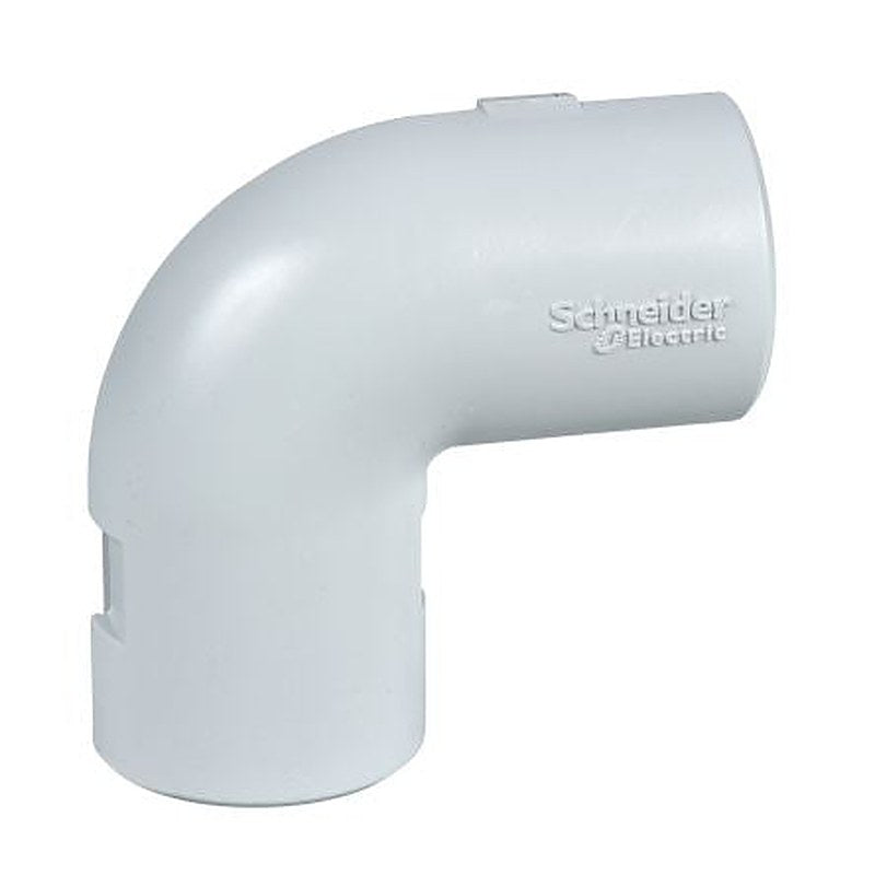 Schneider Electric, Conduit Fitting, 25 mm Nominal Size, Polyvinyl Chloride, Grey IP40 rating