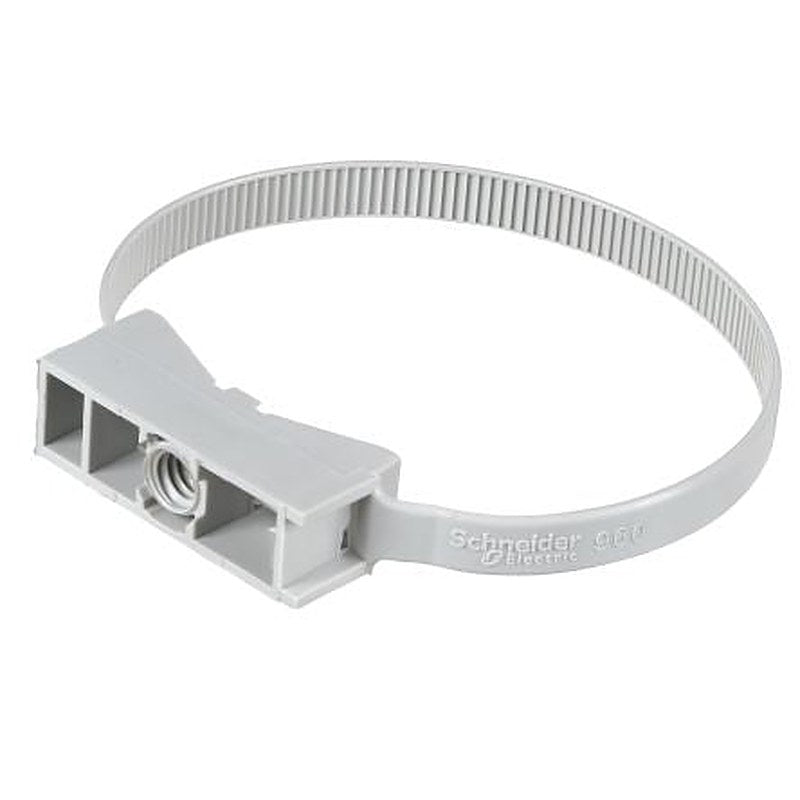 Schneider Electric Grey Polyamide Cable Conduit Strap, 63 mm Max. Bundle Screw