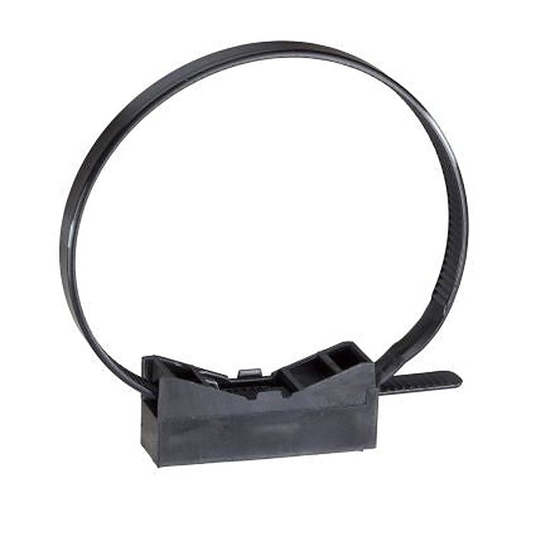 Schneider Electric Hook & Loop Cable Tie, Conduit Support, 350 mm x 145mm, Black Polyamide 12