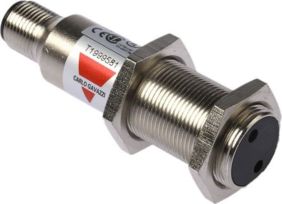 Carlo Gavazzi Diffuse Photoelectric Sensor, Barrel Sensor