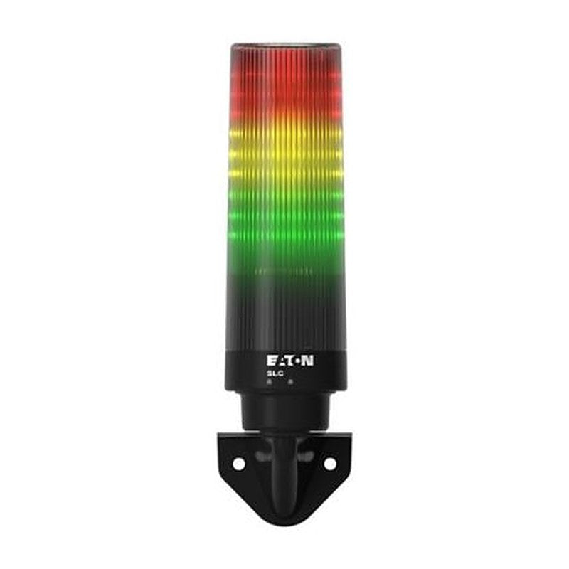 Eaton SLC Series Red, Green, Yellow Signal Tower No Sounder Component, 3 Lights 24V ac/dc Wall