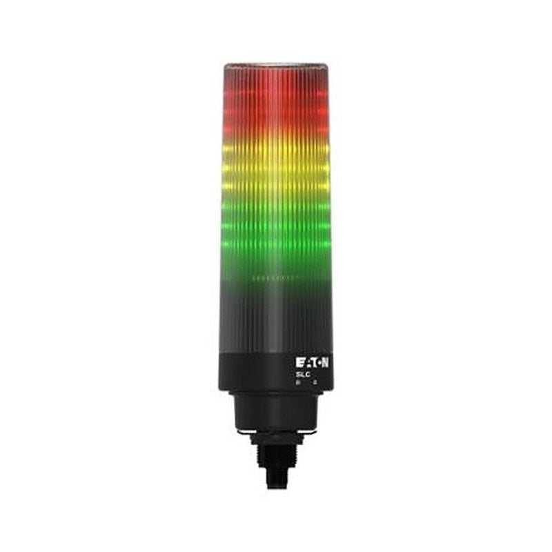 Eaton SLC Series Yellow, Red, Green Signal Tower No Sounder Component, 3 Lights 24V ac/dc Hole