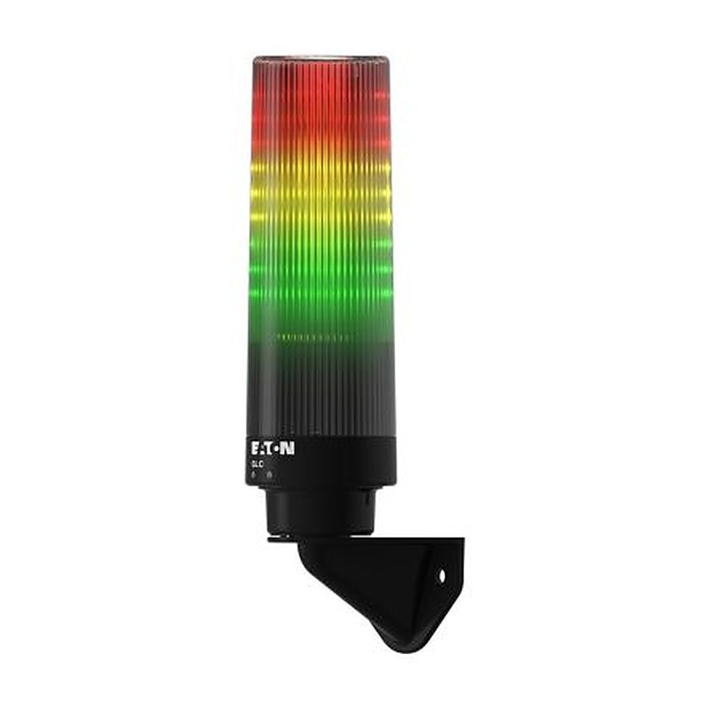 Eaton SLC Series Yellow, Red, Green Signal Tower No Sounder Component, 3 Lights 24V dc Wall