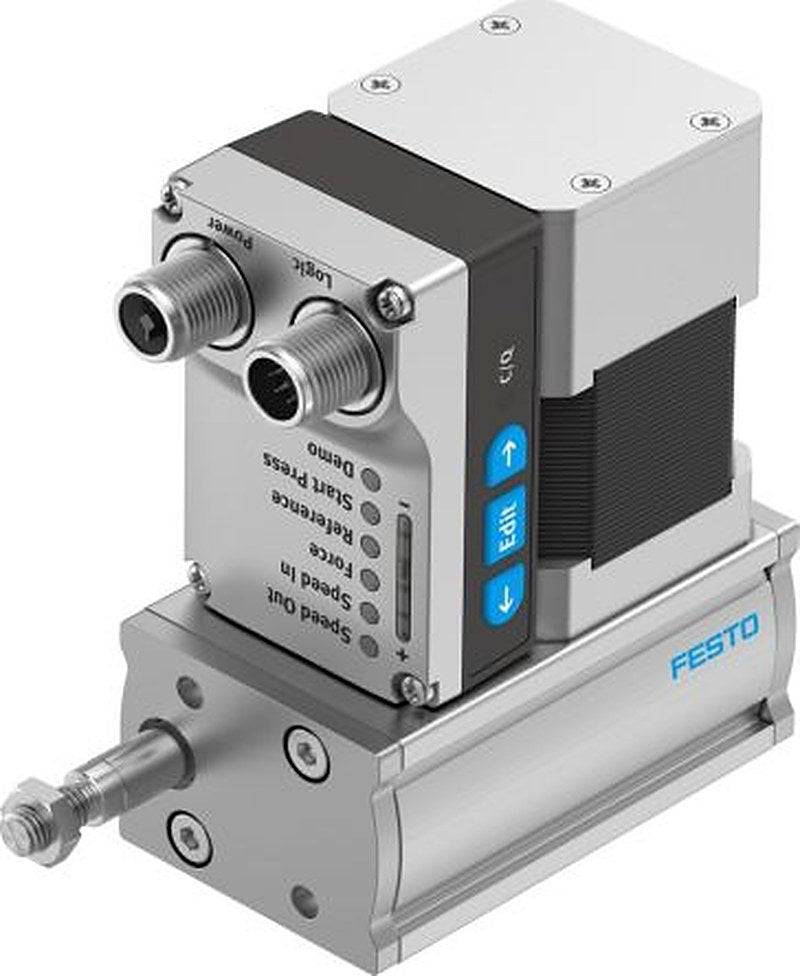Festo, 8101540 Electrical Linear Actuator Plug M12 x 1, 20 m, Stroke Length: 20 mm, 2.5kg