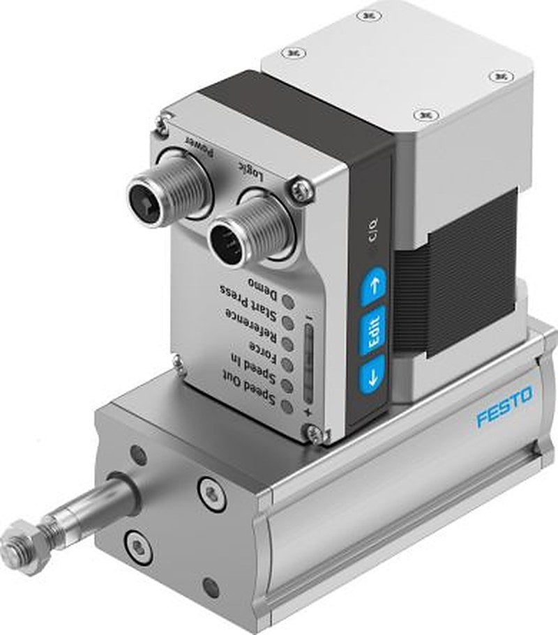 Festo, 8101541 Electrical Linear Actuator Plug M12 x 1, 20 m, Stroke Length: 30 mm, 85N