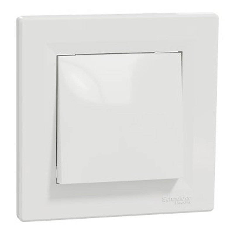 Asfora - 1pole switch - 10AX screwless, white (Asfora) is a Schneider Electric product. Designed for reliable performance and long service life. Available across Iraq — contact us for pricing and delivery options.