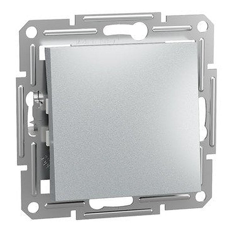 Asfora -1pole switch, screwless terminals, wo frame, steel (Asfora -1pole switch screwless terminals) is a Schneider Electric product. Designed for reliable performance and long service life. Available across Iraq — contact us for pricing and delivery options.