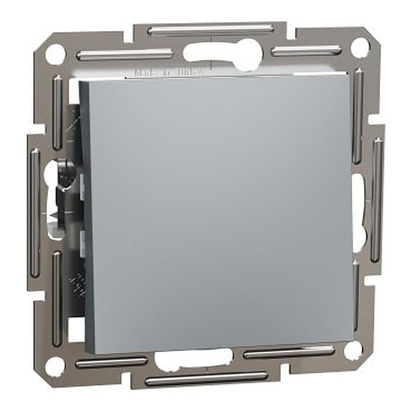 Asfora - 1pole 2way switch, screwless terminals, wo frame, steel (Asfora) is a Schneider Electric product. Designed for reliable performance and long service life. Available across Iraq — contact us for pricing and delivery options.