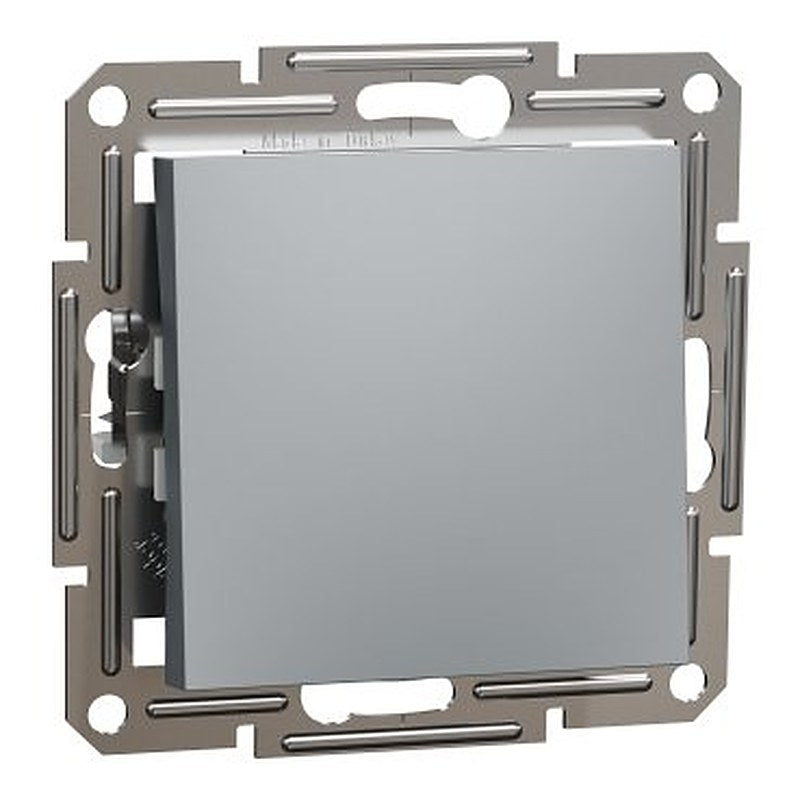 Asfora - intermediate switch, screwless terminals, wo frame, steel (Asfora) is a Schneider Electric product. Designed for reliable performance and long service life. Available across Iraq — contact us for pricing and delivery options.