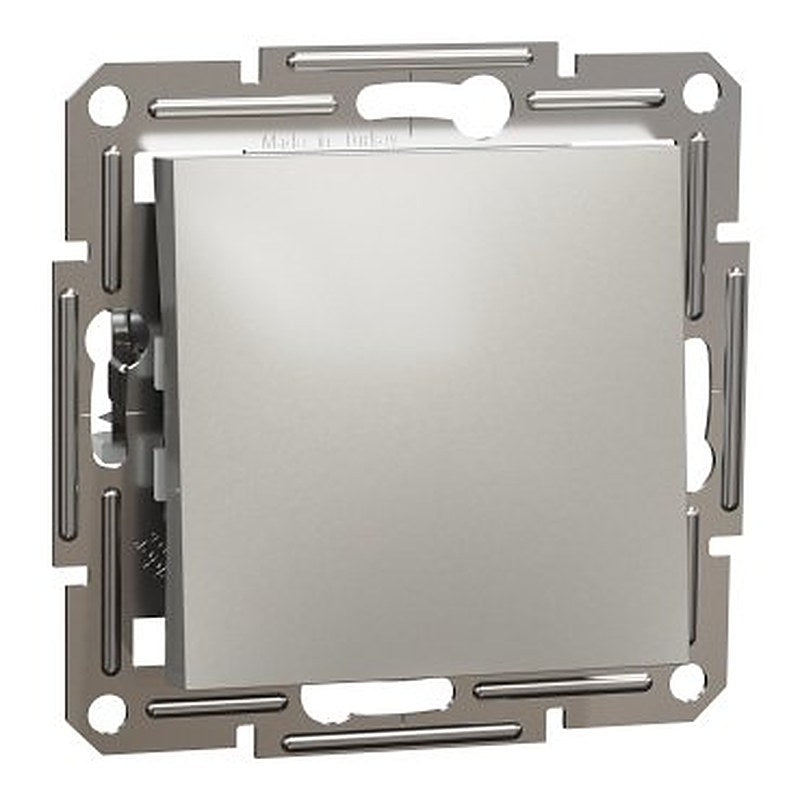 Asfora - intermediate switch, screwless terminals, wo frame, bronze (Asfora) is a Schneider Electric product. Designed for reliable performance and long service life. Available across Iraq — contact us for pricing and delivery options.